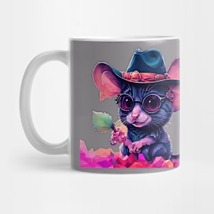 Funny Cowboy Mouse Mug